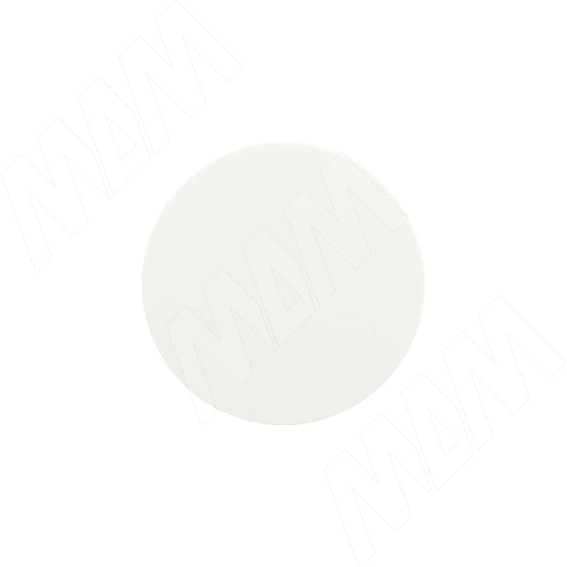 Заглушка самоклеящаяся, D13 мм, Белый, гладкая (Kr 0110, Kr 0101), 117 шт.