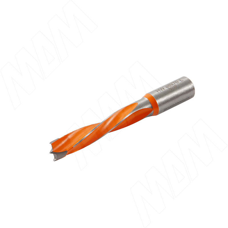 Сверло глухое Nordutensili HM D=8мм, L=70мм, S=10×20, LH