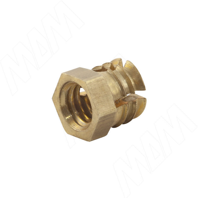 Футорка распорная металлическая, без шарика, D5, М4×5.5