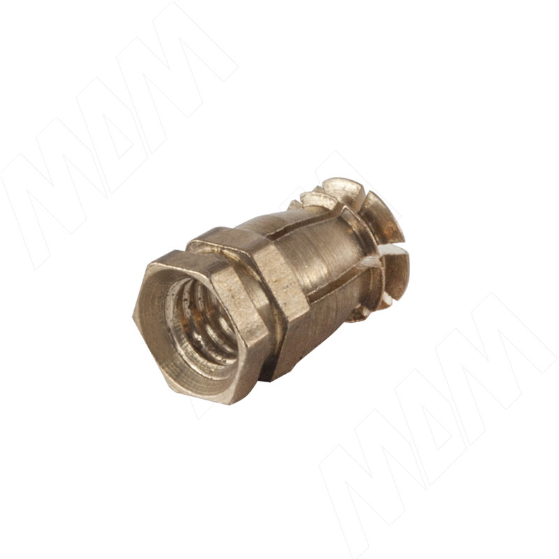 Футорка распорная металлическая, без шарика, D5, М4×10