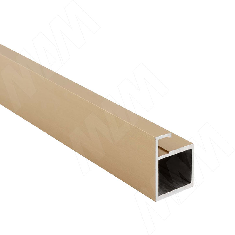 SECRET MAXI Профиль рамочный узкий, золото брашированное (анод), L-6000