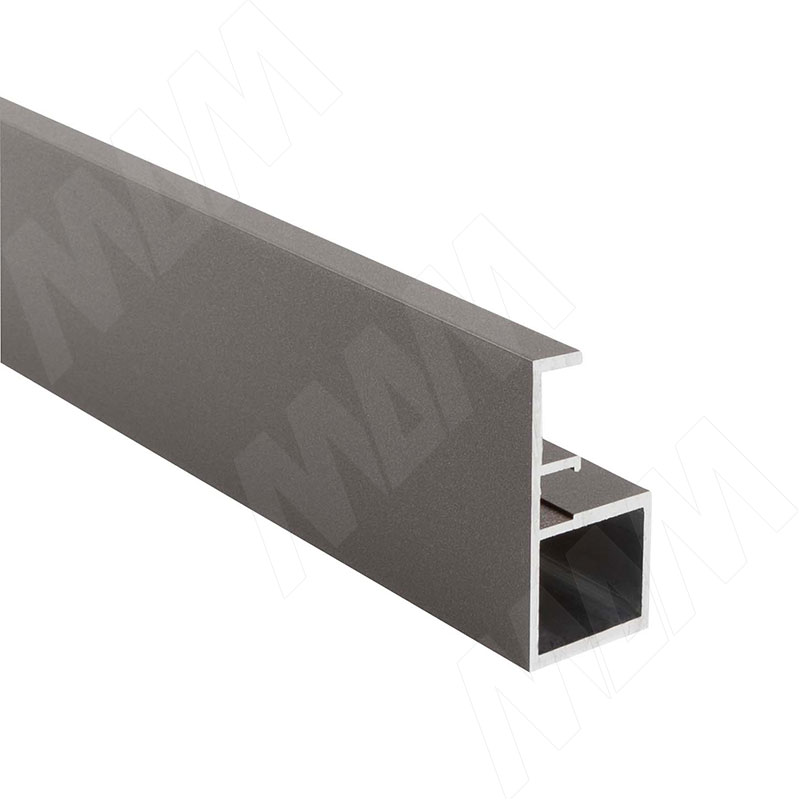 SECRET MAXI Профиль рамочный узкий с интегрированной ручкой, графит (краска), L-5400