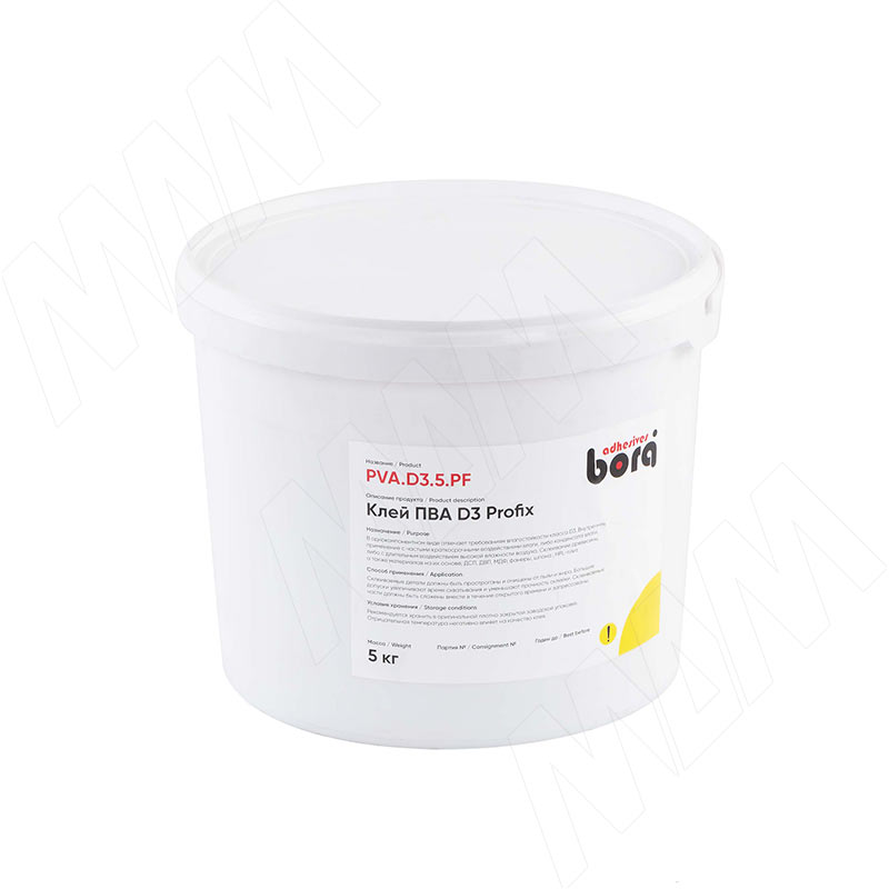 Bora клей ПВА D3 Profix (ведро 5 кг)
