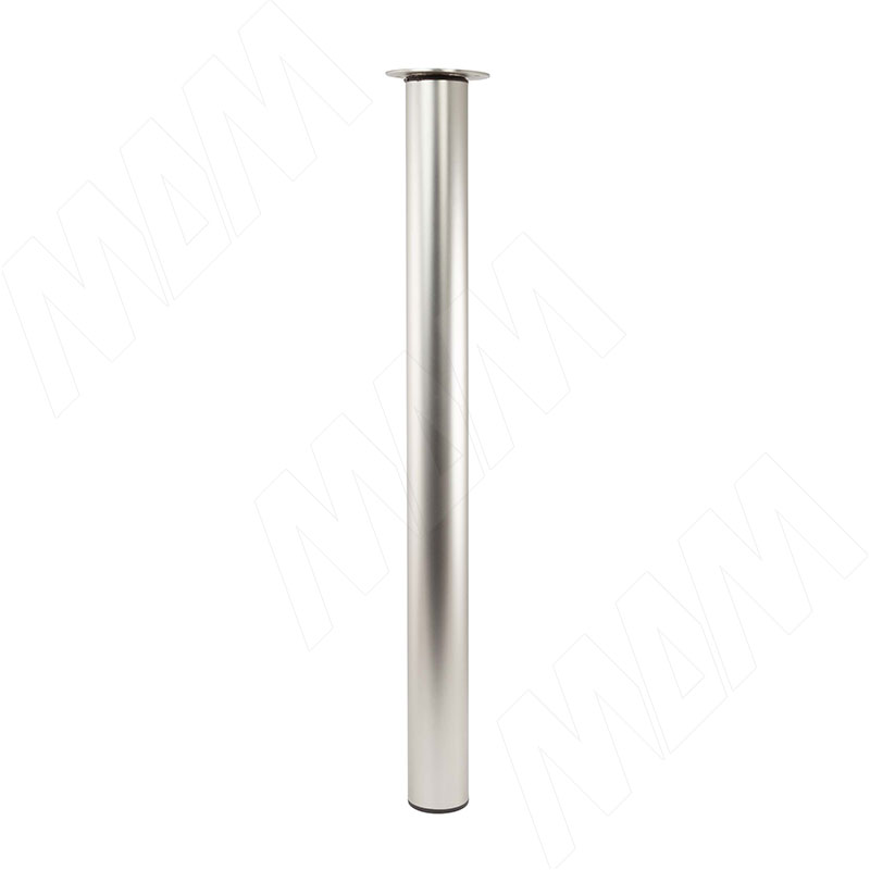 Опора для стола выдвижная, D60/50, H=710-870мм, мат. никель, 4шт.