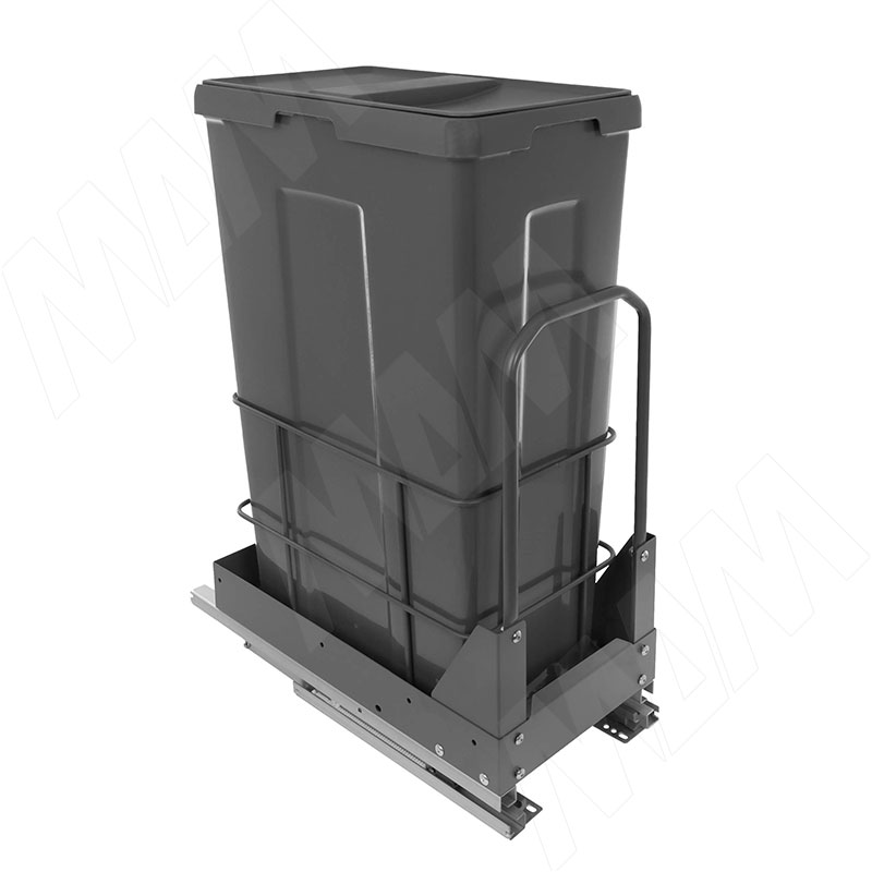 MOVEBOX F30 Система сортировки и хранения, платформа, 1 емкость (1×35), полн.выдв., плавн.закр., графит